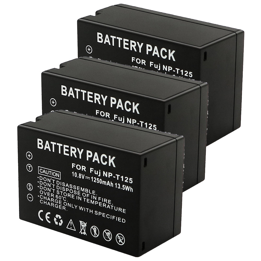 NP-T125 Battery for Fujifilm GFX 50S, GFX50S 1250mAh Camera Batteries