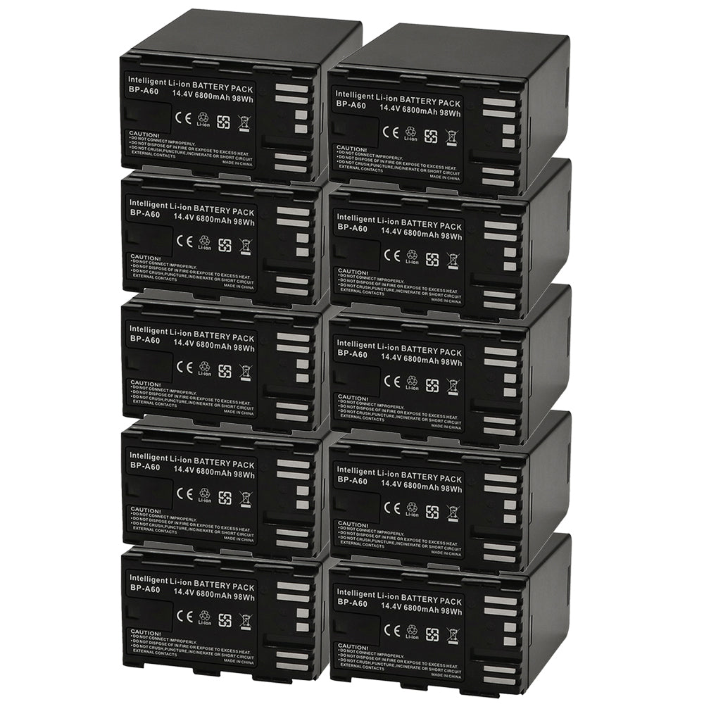For Canon BP-A60 Battery EOS C200 EOS C700 XF605 6800mAh Camera Batteries