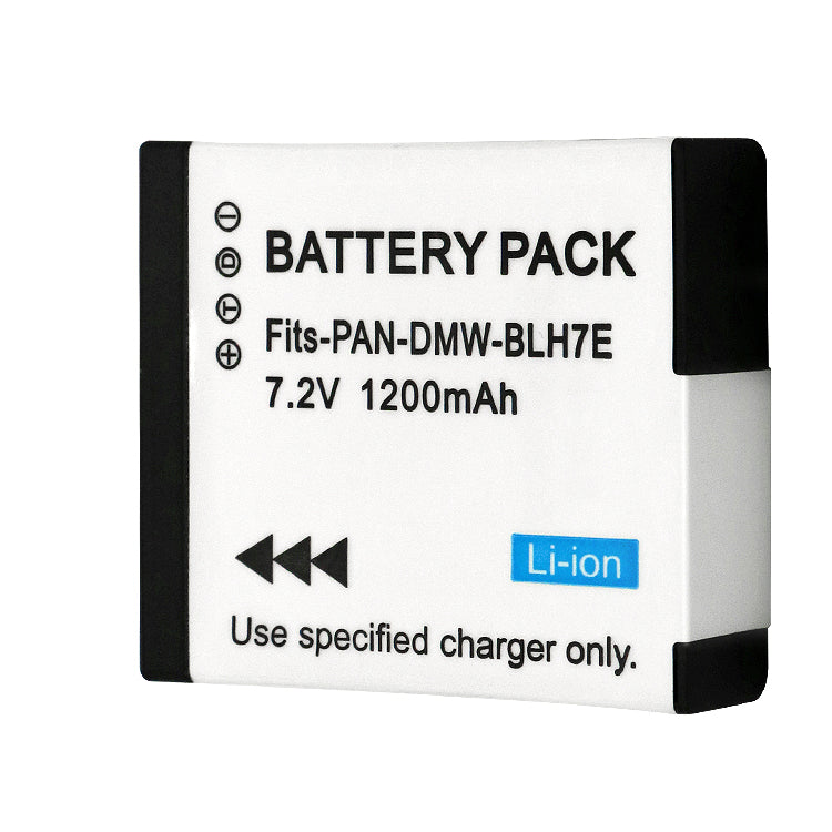 For Panasonic DMW-BLH7E DMW-BLH7PP Battery Lumix DMC-GM1 DMC-GM1K DMC-GM5 DMC-GF7 1200mAh Camera Batteries