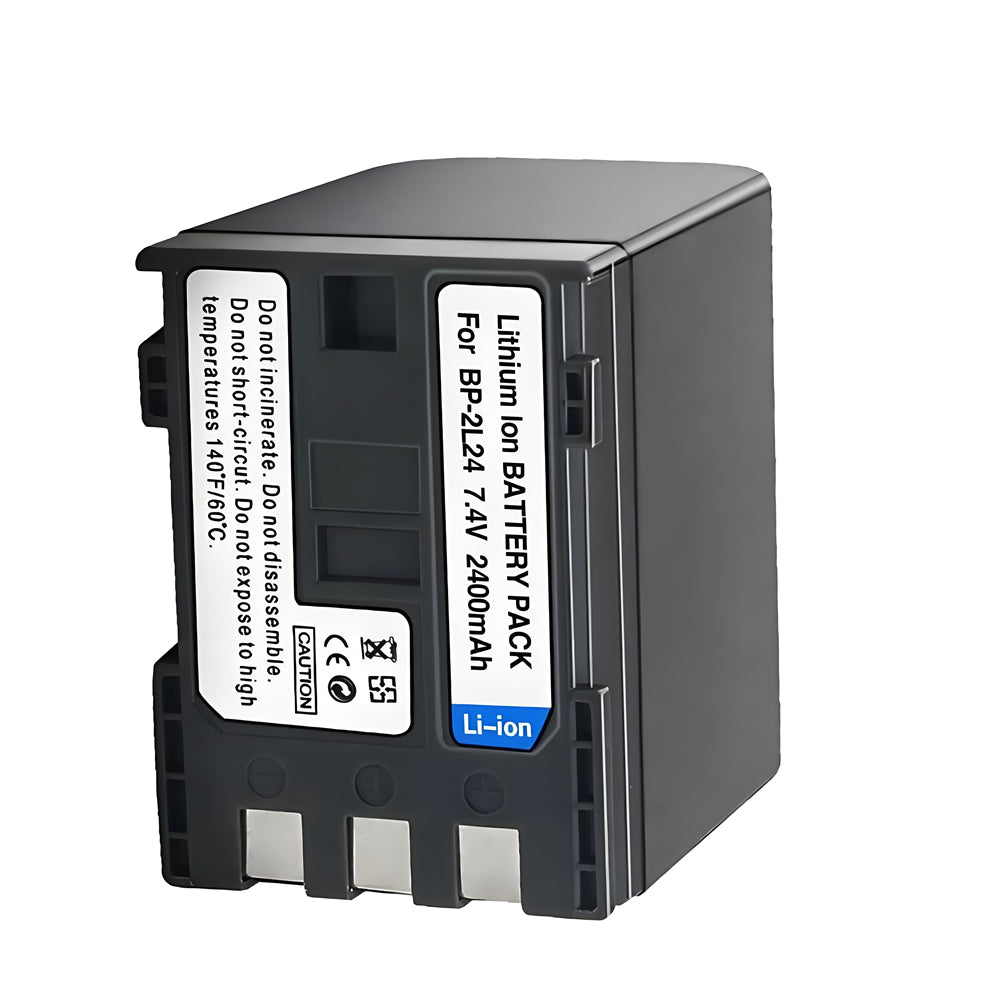 For Canon NB-2L24 BP-2L24 NB-2L24H IVIS DC301 DC310 Elura 40 FV500 Battery 2400mAh Camera Batteries