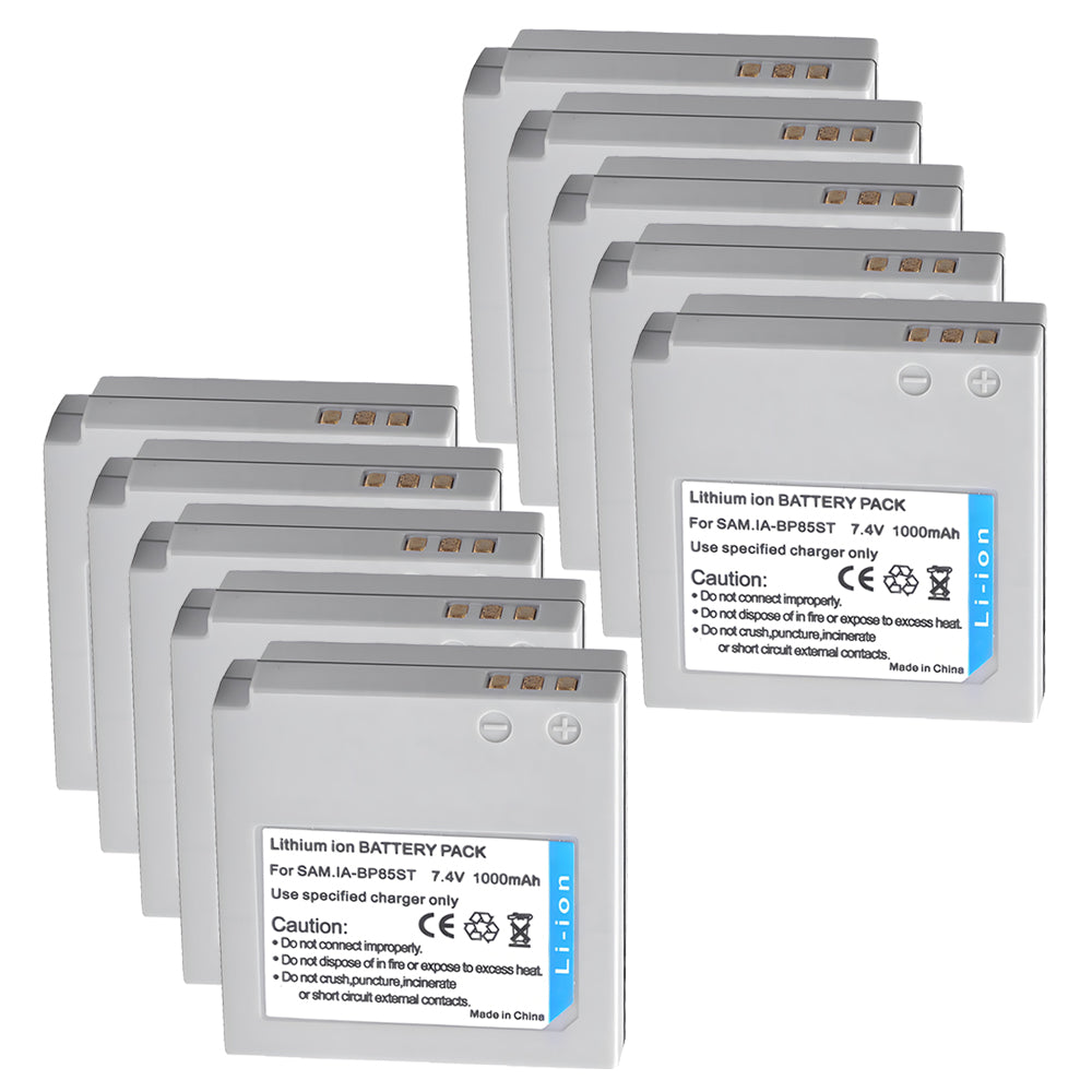 For Samsung IA-BP85ST Battery HMX-H100,HMX-H104,HMX-H105,HMX-H106,HMX-H1000,HMX-H1052 1000mAh Camera Batteries