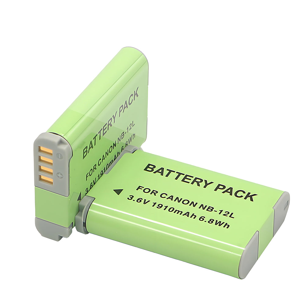 For Canon NB-12L NB12LH Battery PowerShot  G1 X Mark II N100 1910mAh Camera Batteries