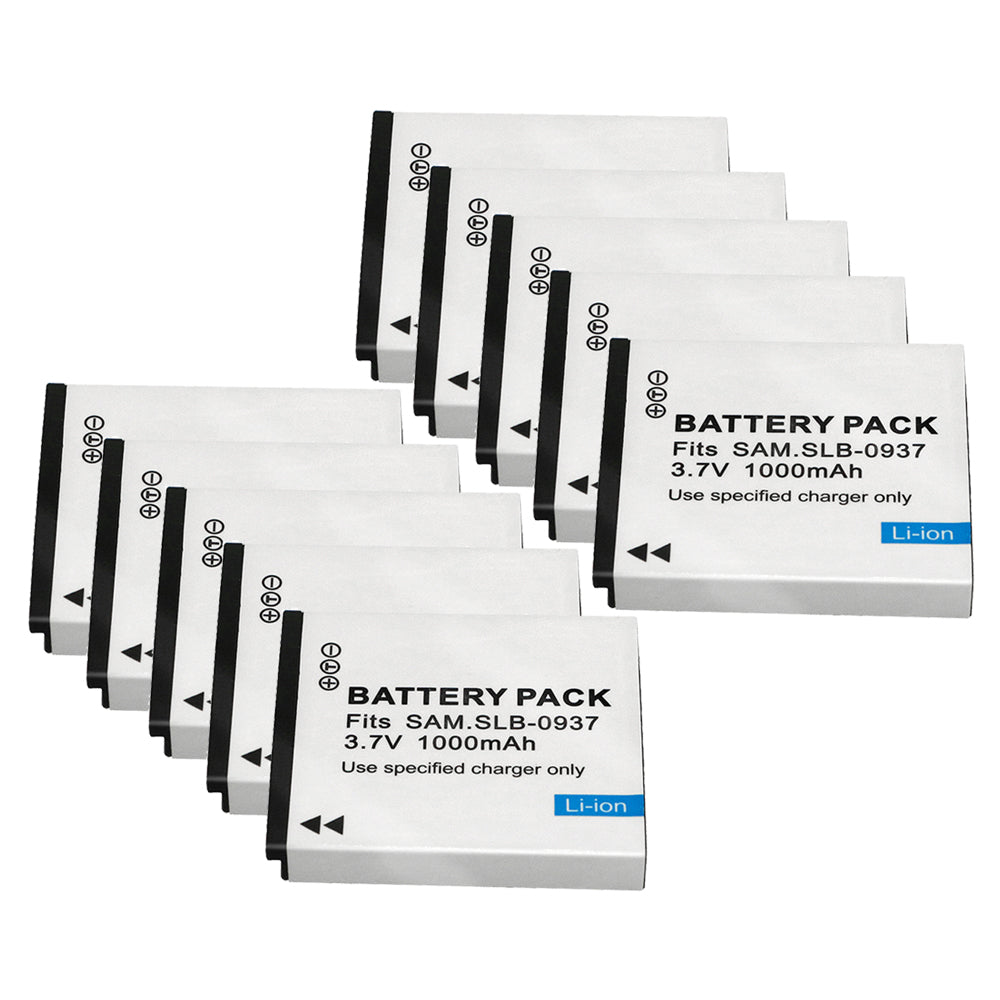 For Samsung SLB-0937 Battery SAC-47 CL5, CL50, CL80, I8, Digimax L730, L735,L830, NV4, NV33, ST10 1000mAh Camera Batteries