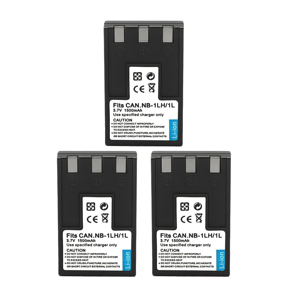 For Canon NB-1LH Battery  NB-1L S200 S230 S300 S330 S400 S410 S500 1500mAh Camera Batteries