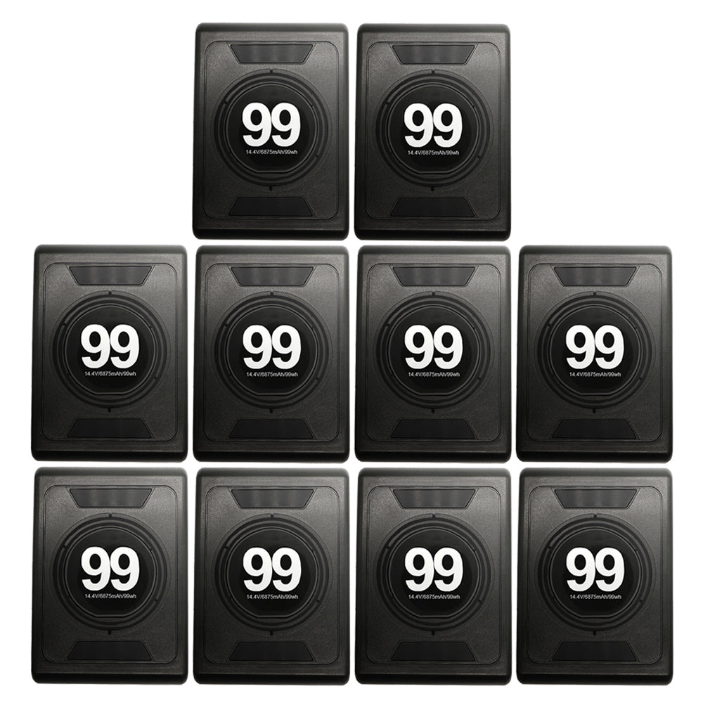For Sony BP-99W Battery Moman Power99 Grey V-Lock Dual D-TAP&USB 10200mAh Camera Batteries