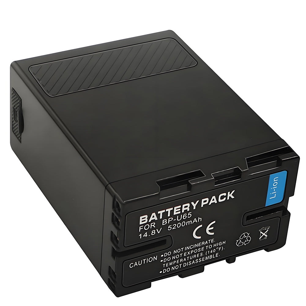 For Sony BP-U65 Battery PMW-200 PMW-300 PMW-EX1 PMW-EX3 PMW-EX1R 5200mAh Camera Batteries