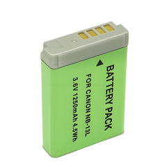 For Canon NB-13L NB13LH Battery PowerShot  G5 X G7 X SX620 HS 1250mAh Camera Batteries