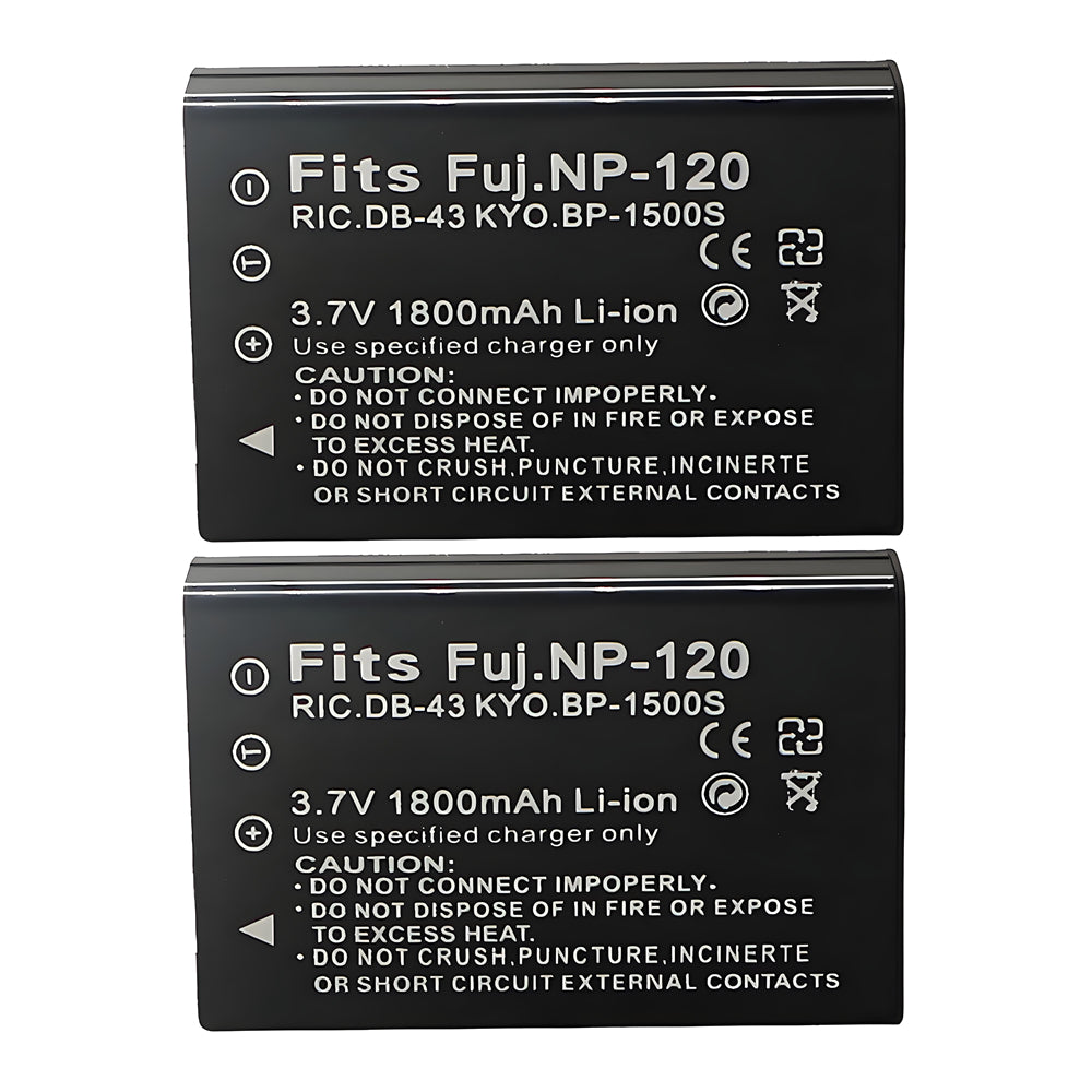 For Kyocera Camera Battery BP-1500S 3.7V 1800mAh Batteries
