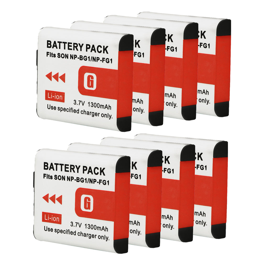 For Sony NP-BG1/NP-FG1 Battery Cyber-shot DSC-H3 H7 H9 1300mAh Camera Batteries