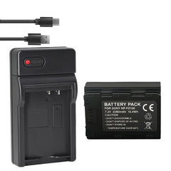 NP-FZ100 Battery Replacement and A7iii Battery Charger for Sony A7IV, Sony A7 III, Sony A1, Alpha A7R III, A7R IV, A9, A9 II, A6600, A6700, Alpha 9S, A7R3 A7S III, A7R III Battery, 2 Pack