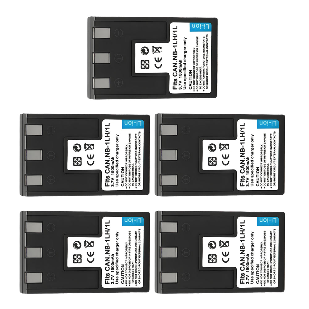 For Canon NB-1LH Battery  NB-1L S200 S230 S300 S330 S400 S410 S500 1500mAh Camera Batteries
