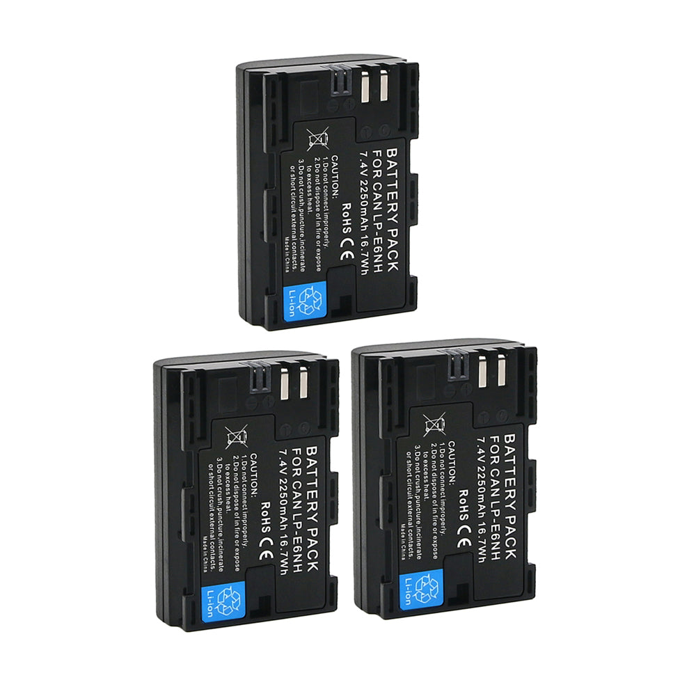 For Canon LP-E6H Pro Battery EOS 5DS 6D 60D 90D 2800mAh Camera Batteries