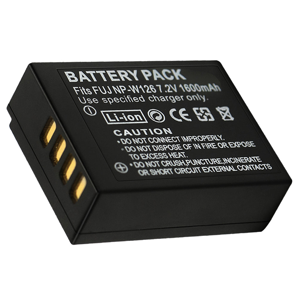 For Fujifilm NP-W126 Battery FinePix HS33EXR, HS50EXR, X-T100 Camera Batteries