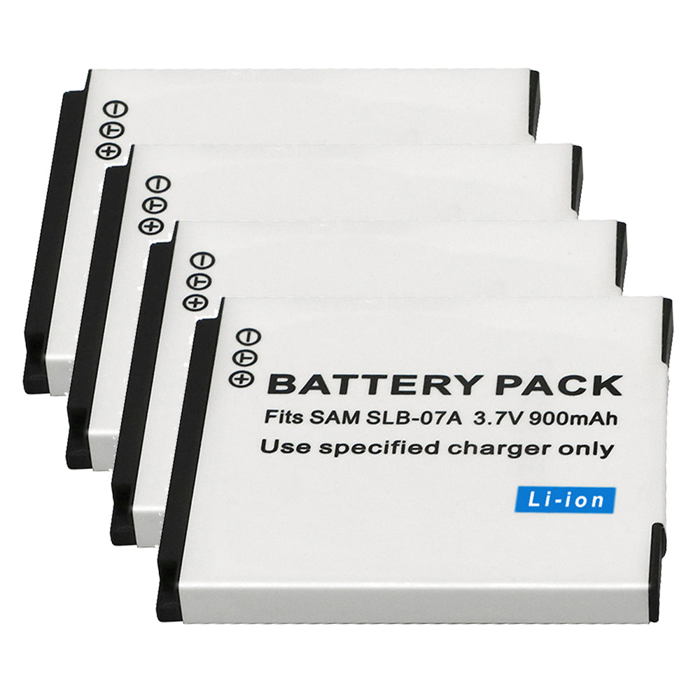 For Samsung SLB-07A SLB07A Battery PL150 PL151 ST45 ST50 ST500 ST550 ST560 900mAh Camera Batteries