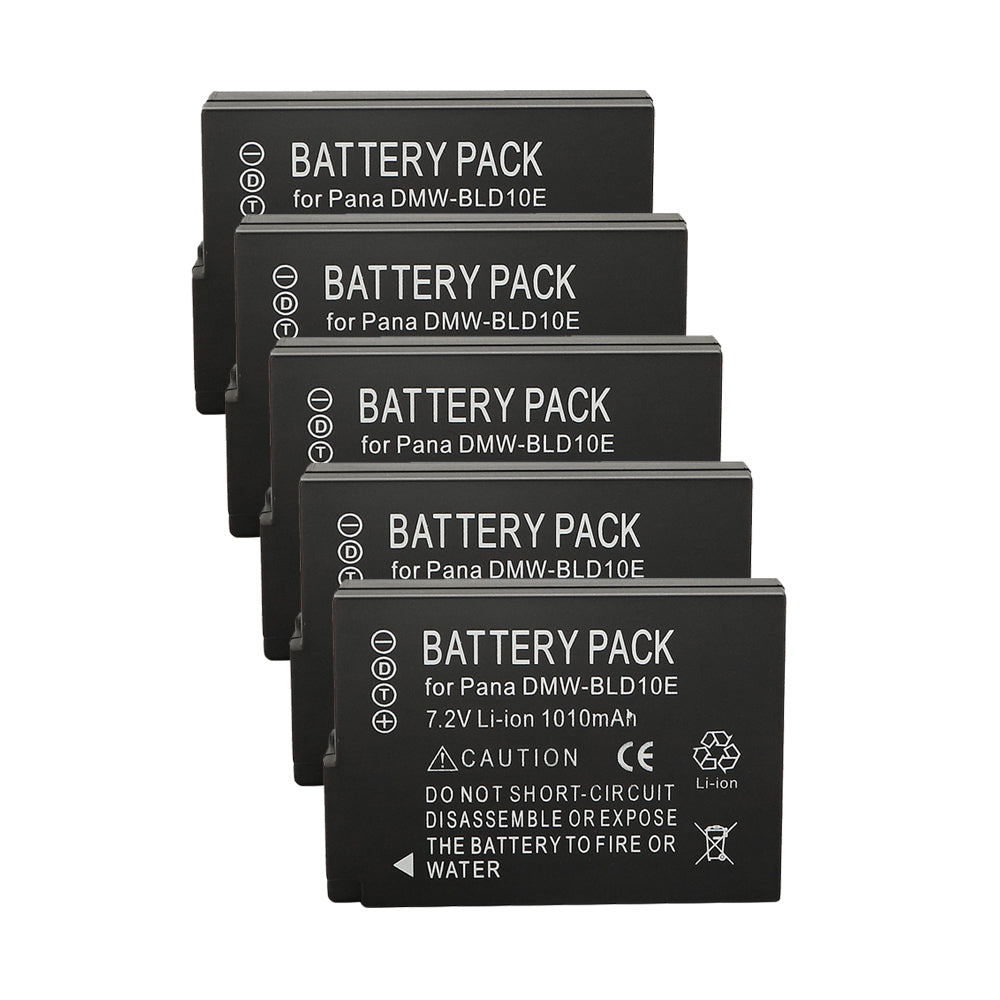 For Panasonic DMW-BLD10, DMW-BLD10E, DMW-BLD10PP Battery Lumix DMC-G3, DMC-GF2, DMC-GX1 1010mAh Camera Batteries