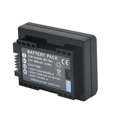 For Canon BP-709 Battery VIXIA HF M50 HFM50 HFR30 895mAh Camera Batteries