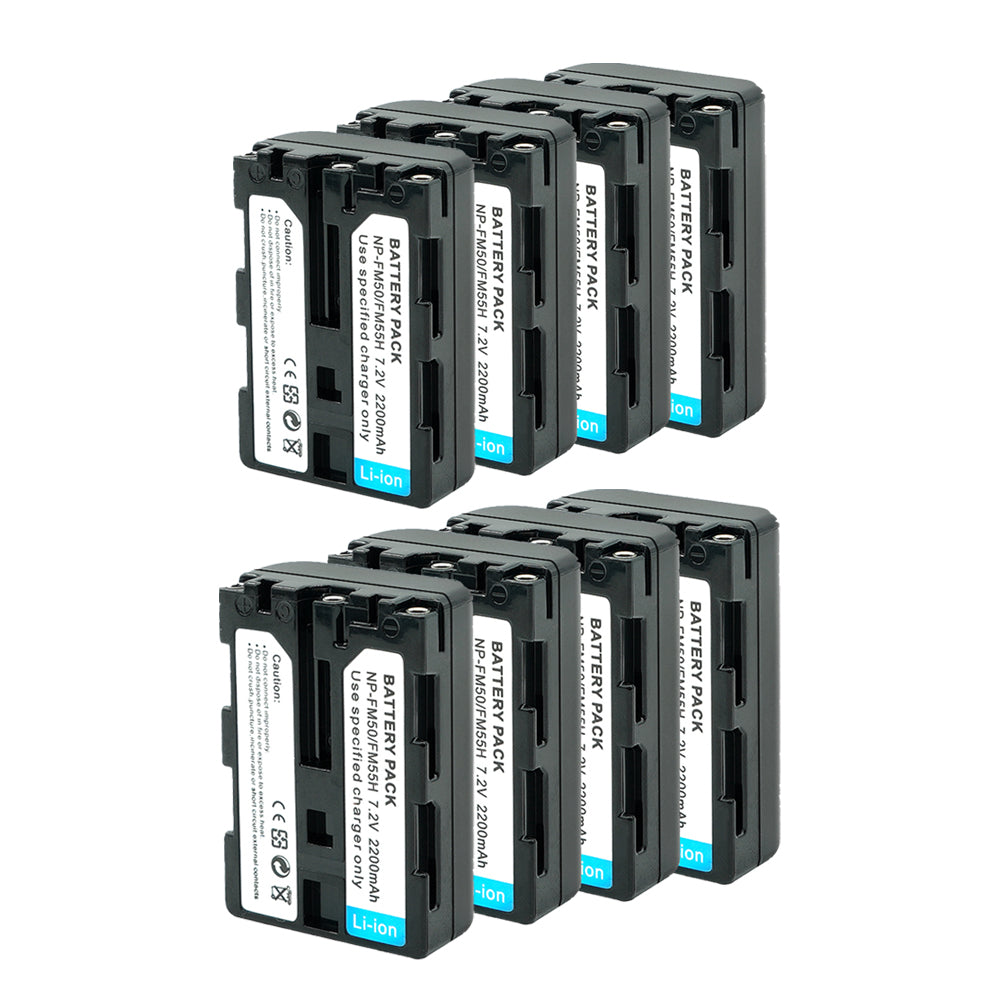 Battery Replacement for Sony NP-FM55 NP-FM50 Cyber-shot DSC-S30 DSC-S85 DSC-S75 DSC-S70 2200mAh Camera Batteries