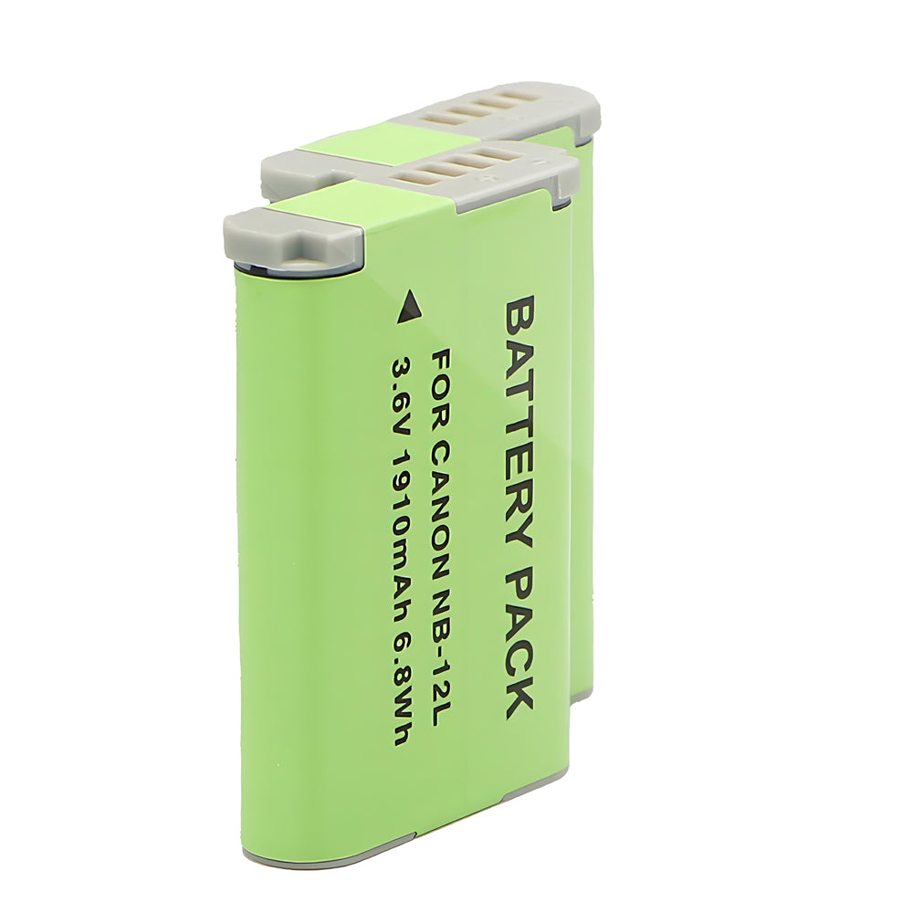 For Canon NB-12L NB12LH Battery PowerShot  G1 X Mark II N100 1910mAh Camera Batteries