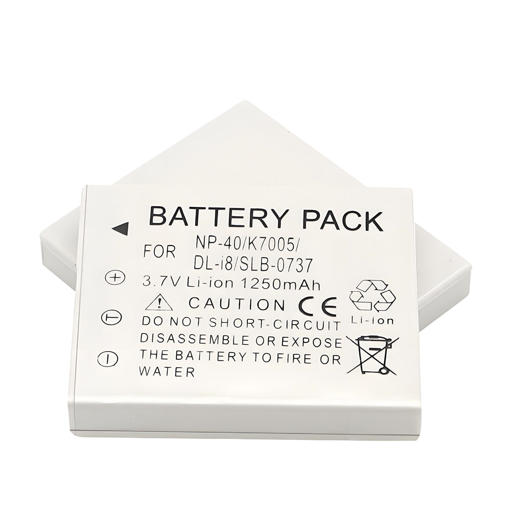 For Fujifilm FNP-40, NP-40N, CGA-S004, Battery, DMW-BCB7, KLIC-7005 1250mAh Camera Batteries
