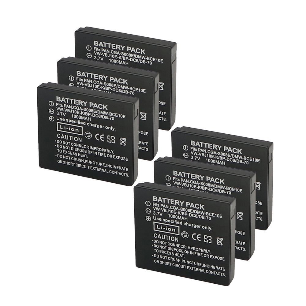 DB-70 Battery Replacement  for Ricoh Caplio R6, R7, R8, R10, CX1, CX2  Cameras