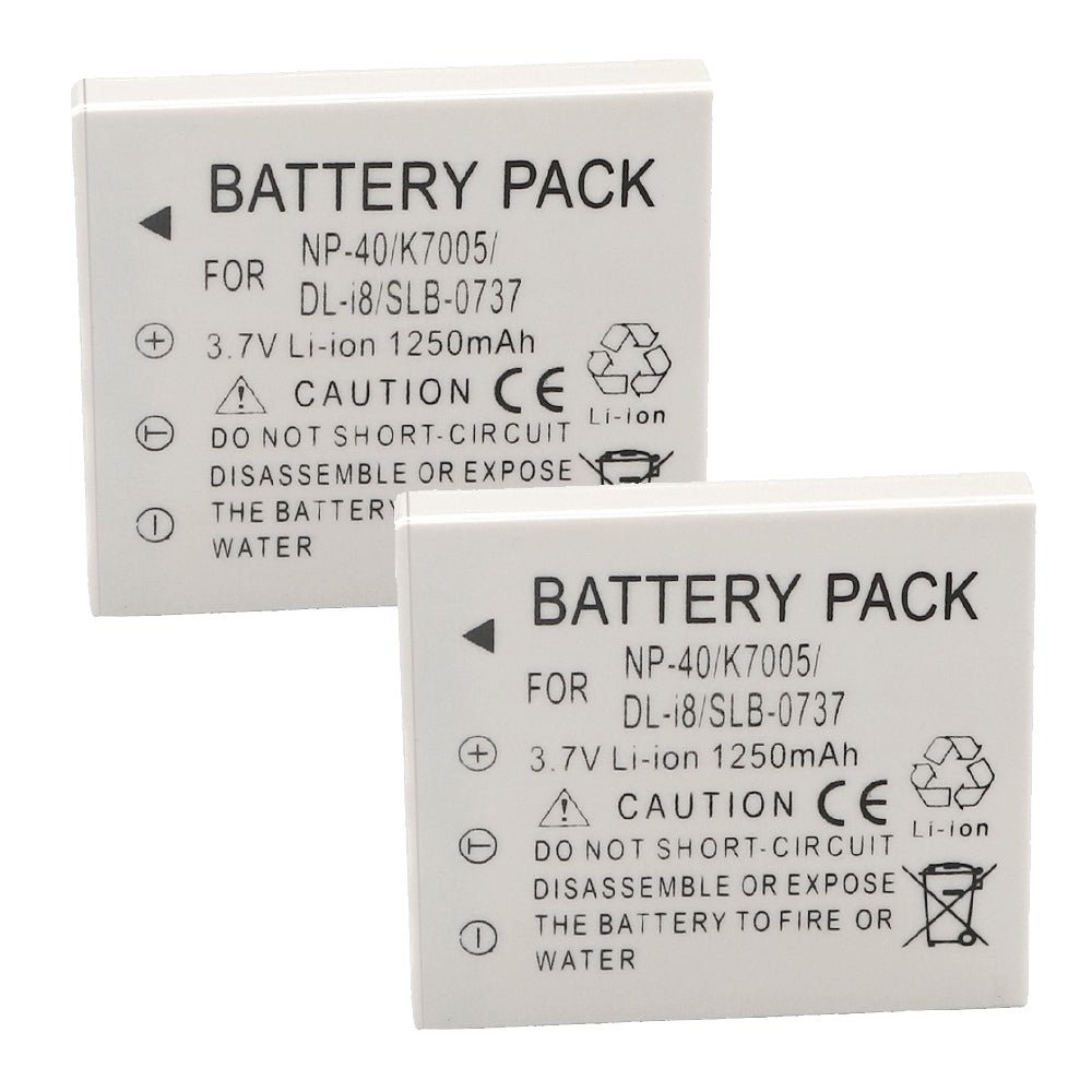For Sanyo Camera Battery NP-40 3.7V 1250mAh Batteries