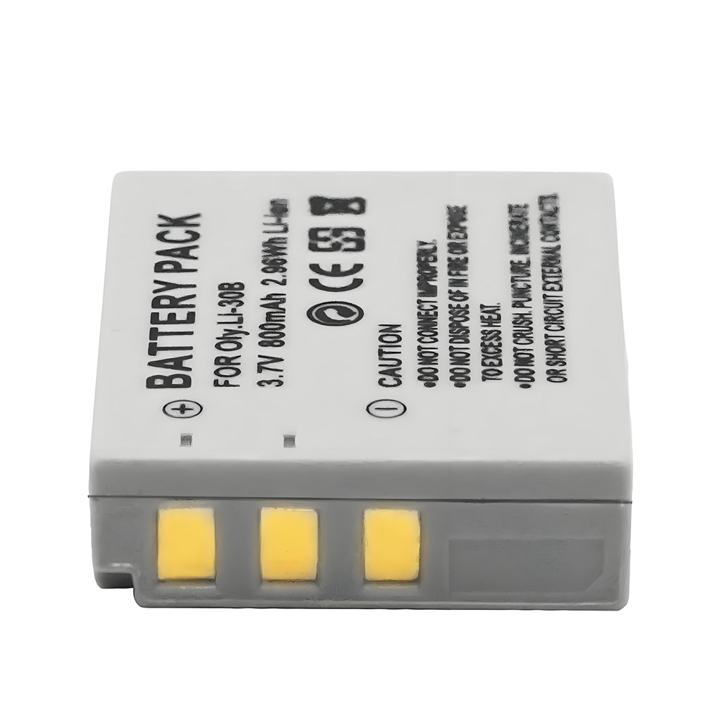For Olympus Li-30B Battery Stylus Verve Digital S, Μ-mini Digital, Μ-mini Digital S 800mAh Camera Batteries