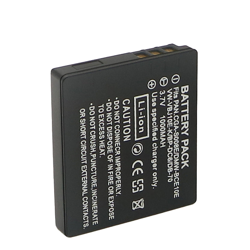 DB-70 Battery Replacement  for Ricoh Caplio R6, R7, R8, R10, CX1, CX2  Cameras