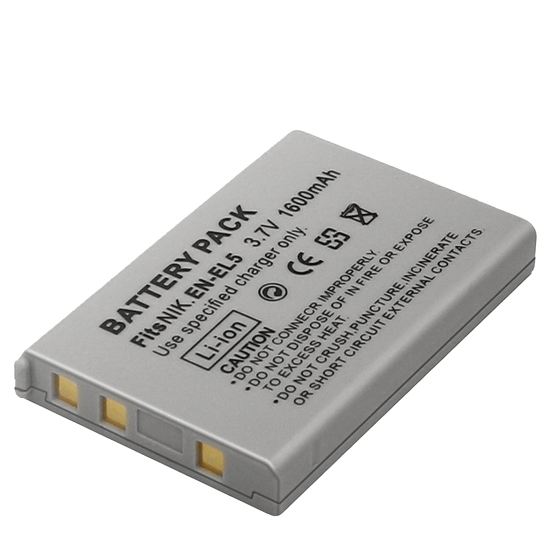 EN-EL5 Replacement Battery (2-Pack) and Charger Kit for Nikon EN-EL5 Coolpix P530, P520, P510, P100, P500, P5100, P5000, P6000, P90, P80 Cameras