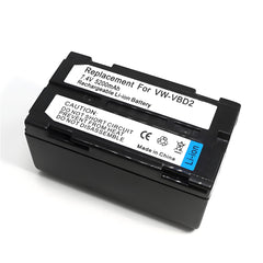 For JVC VW-VBD2 Battery Replacement  CGR-B202A, CGR-B/403 5200mAh Camera Batteries