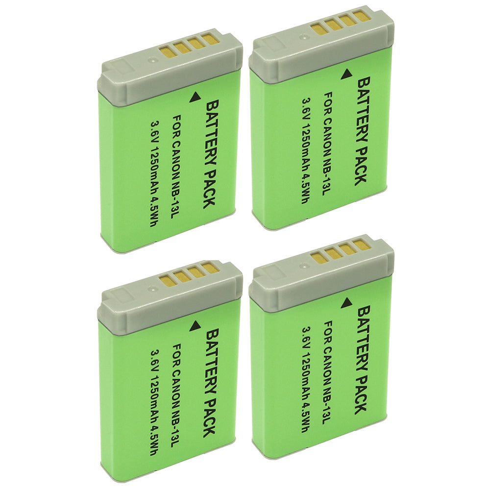 For Canon NB-13L NB13LH Battery PowerShot  G5 X G7 X SX620 HS 1250mAh Camera Batteries