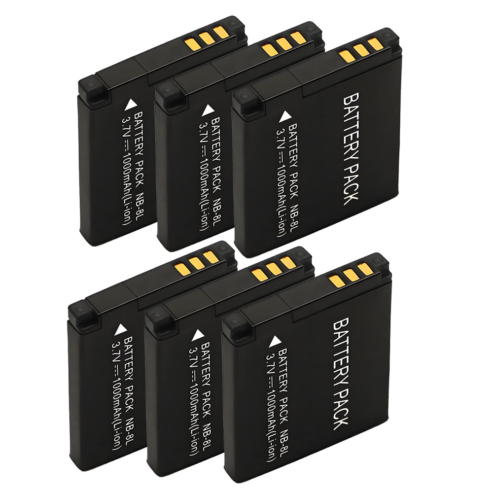 For Canon NB-8L Battery PowerShot A2200 A3000 IS 1000mAh Camera Batteries