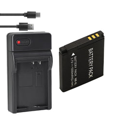 Battery (1-Pack) for Canon NB-8L and Charger CB-2LAE Work with Canon PowerShot A2200, A3000 Is, A3100 Is, A3200 Is, A3300 Is Cameras
