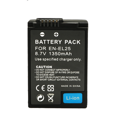 EN-EL25 Replacement Battery and USB Charger Set, 2 Pack 1350mah Batteries and Channel Type C USB Charger, Compatible with Nikon Z30 Z50 ZFC Camera 4241 EN-EL25 Battery MH-32 Charger