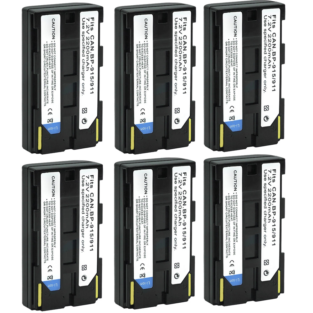For Canon BP-911 BP-927 BP-914 Battery C2 DM-MV1 C100 2200mAh Camera Batteries