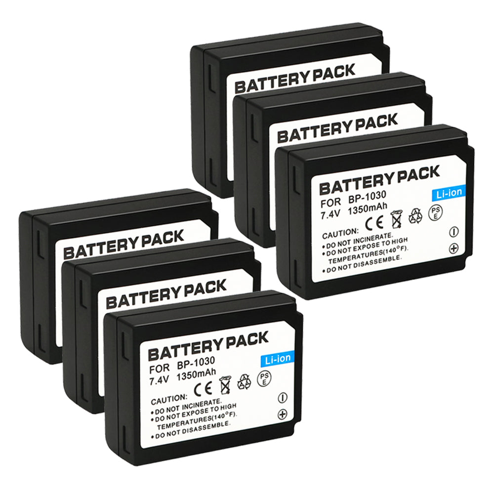 For Samsung BP-1030 BP 1130 Battery NX200 NX210 NX300 NX300M NX500 NX1000 1350 MAh Camera Batteries
