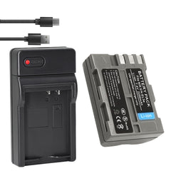 EN-EL3e Battery 2-Pack 2200mAh and USB Charger Compatible with Nikon D50, D70, D70s, D80, D90, D100, D200, D300, D300S, D700 Digital SLR Cameras