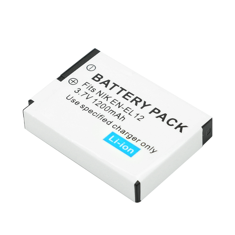 Battery (X2) & LCD Slim USB Charger for EN-EL12, ENEL12, MH-65 Coolpix S9900, S9700, AW120, S9500, AW110, S70, S9600, S6300, S6200, S8100, S9100, S800c, S31 Digital Cameras + More