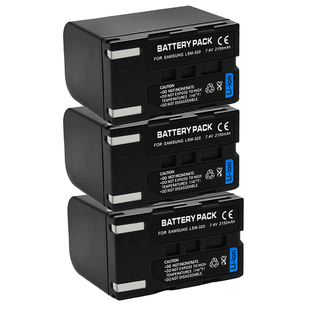 For Samsung SB-LSM320 Battery  SC-D263 SC-D351 SC-D352 SC-D353 SC-D354 2150mAh Camera Batteries