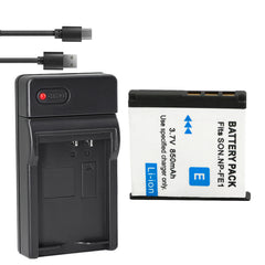 1-Pack Battery and LTD2 USB Charger Replacement for Sony NP-FE1 NPFE1 Battery, Sony BC-CS3 Charger, Sony Cyber-Shot DSC-T7, Cyber-Shot DSC-T7/B, Cyber-Shot DSC-T7/S Digital Cameras