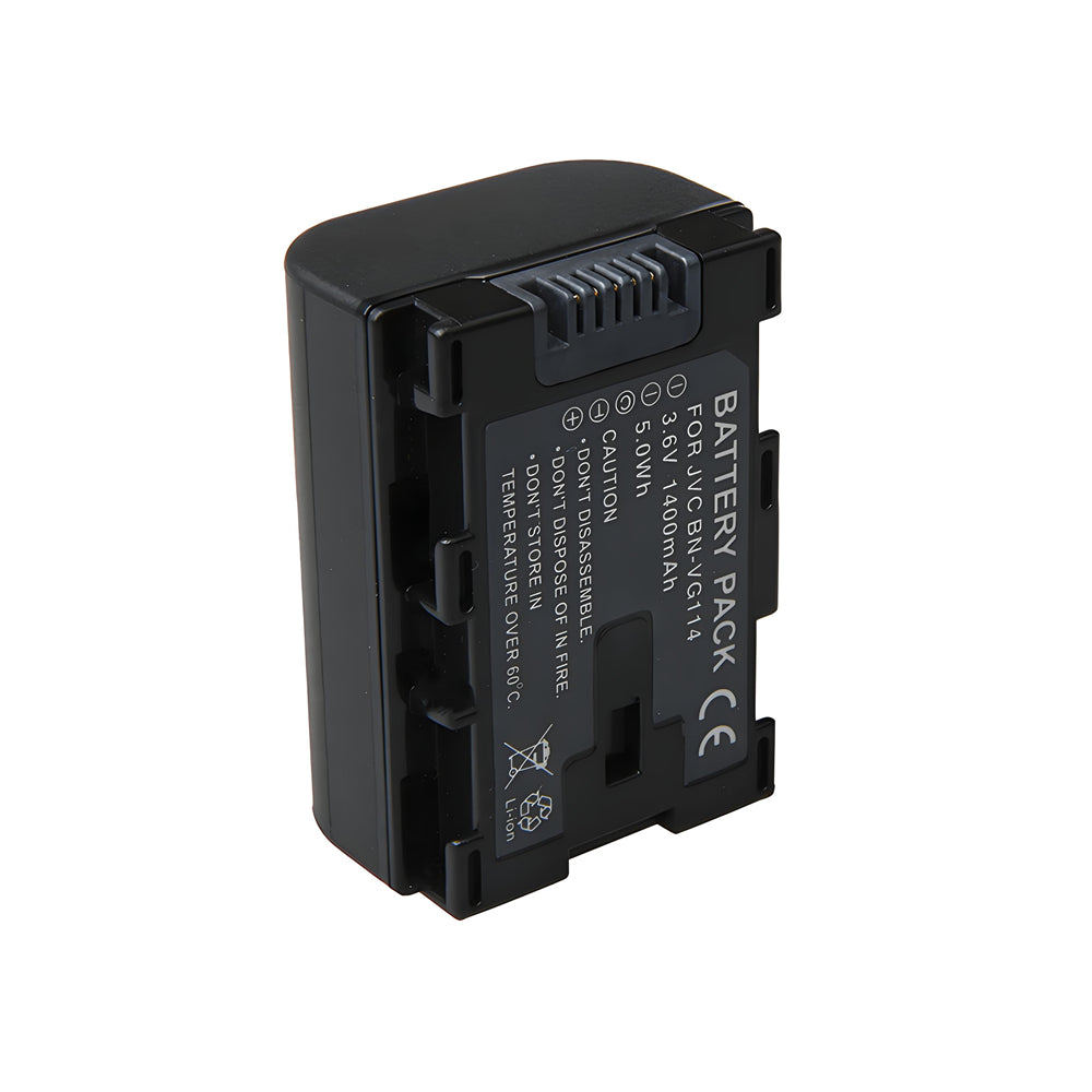 For JVC Camera Battery BN-VG114 3.6V 1400mAh Batteries