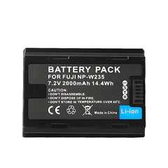 For Fujifilm NP-W235 Rechargeable Lithium-Ion Battery 2000mAh Camera Batteries