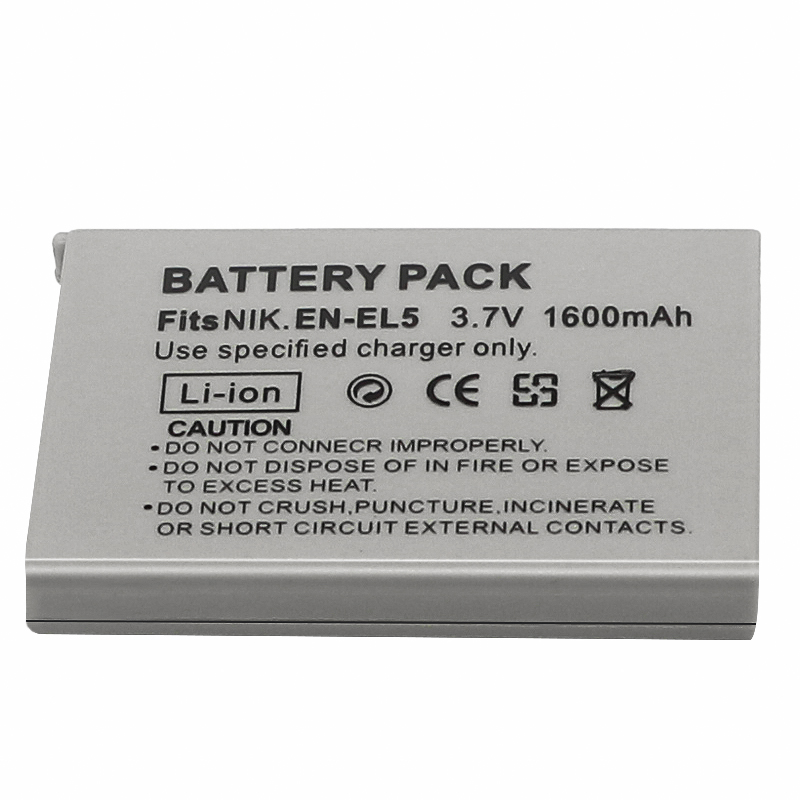 EN-EL5 Replacement Battery (2-Pack) and Charger Kit for Nikon EN-EL5 Coolpix P530, P520, P510, P100, P500, P5100, P5000, P6000, P90, P80 Cameras