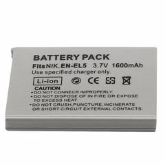 EN-EL5 Replacement Battery (2-Pack) and Charger Kit for Nikon EN-EL5 Coolpix P530, P520, P510, P100, P500, P5100, P5000, P6000, P90, P80 Cameras