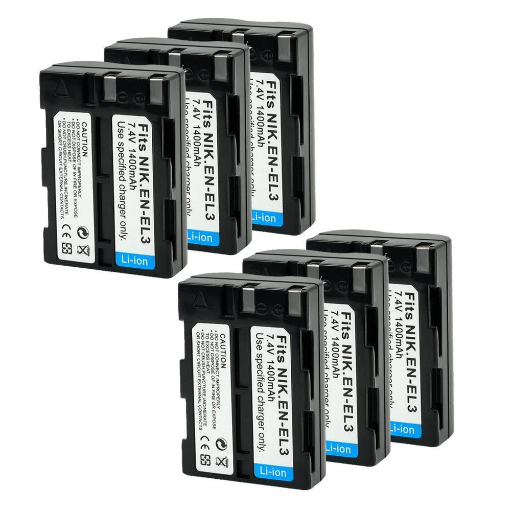 For Nikon EN-EL3 EL3A Battery Nikon D50 D70 D70s D100 1400mAh Camera Batteries
