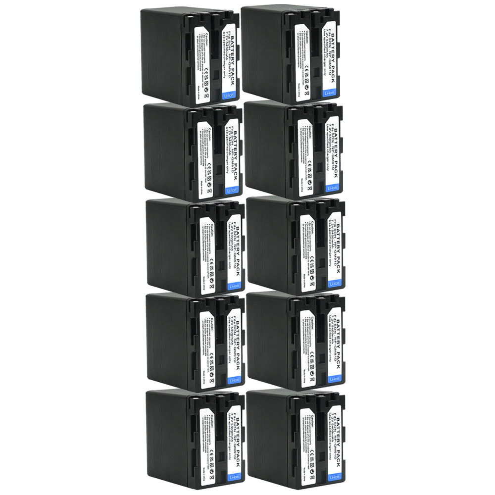 For Sony NP-QM91D Battery CCD-TRV328 338 DCR-DVD300 301 DCR-HC14 5400mAh Camera Batteries