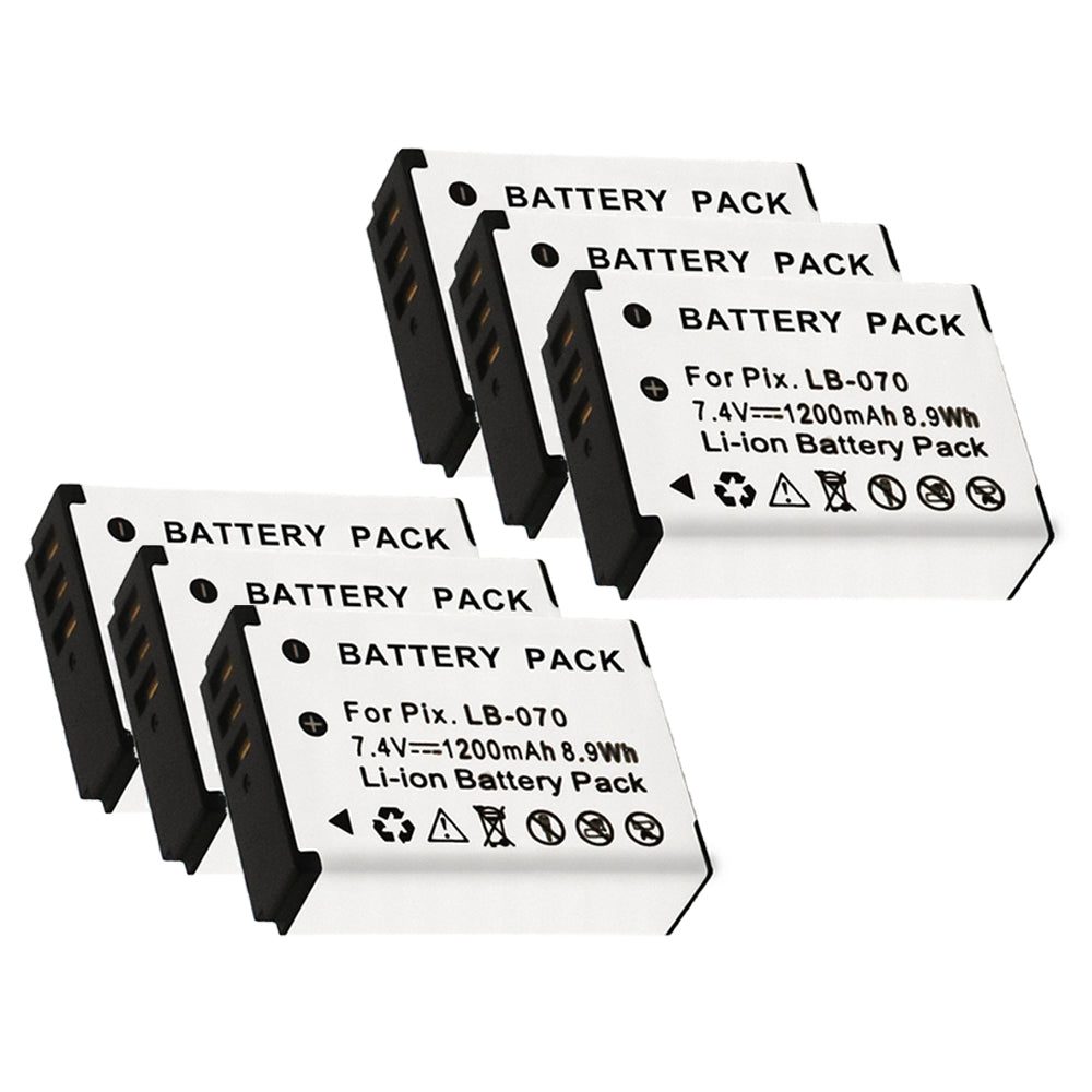 For Kodak Camera Battery LB-070 7.4V 1200mAh Batteries
