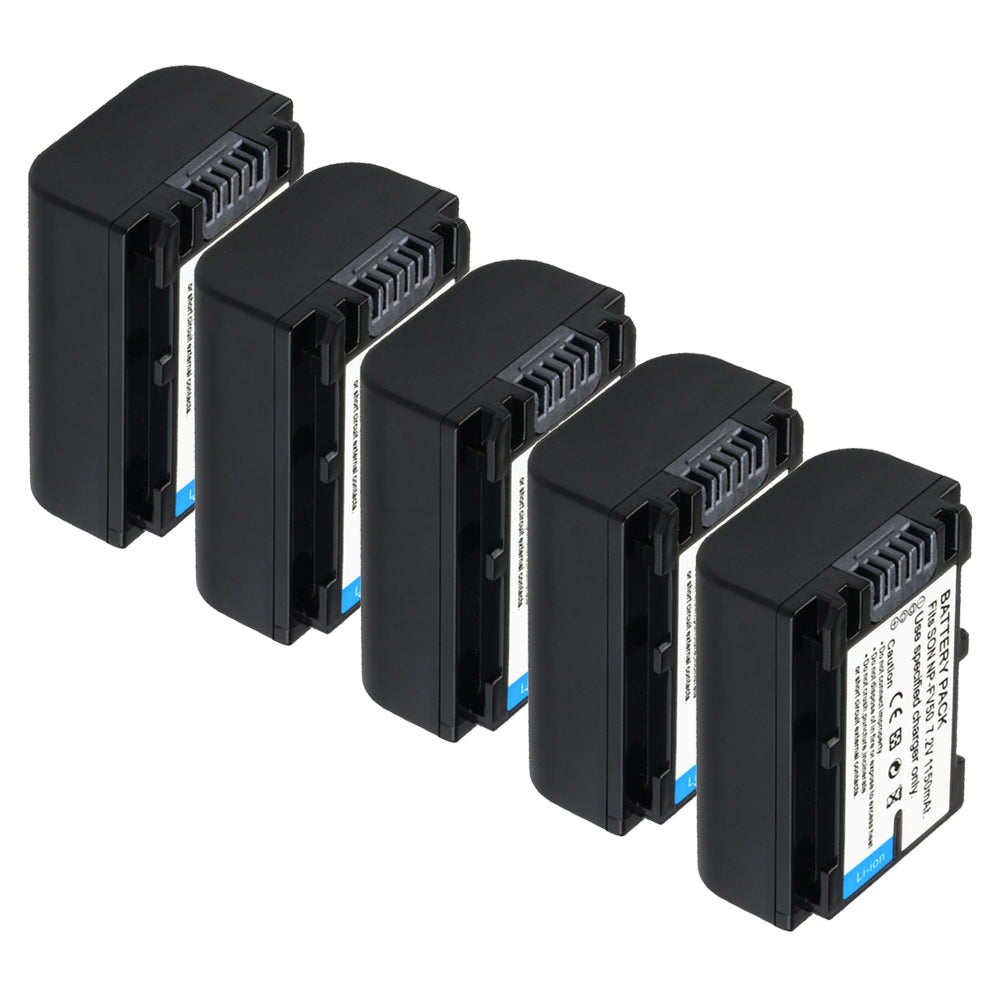 For Sony NP-FV50 Battery Sony Handycam HDR-CX580V 760V HDR-PJ540 650V 1150mAh Camera Batteries