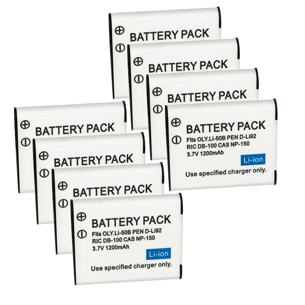 For Casio NP-150 NP-10 Battery Digital Camera 1200mAh Ultra High Capacity Replacement Batteries