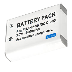 For Fujifilm NP-95 Battery FinePix REAL 3D W1, X100, X100S, X-S1 Batteries