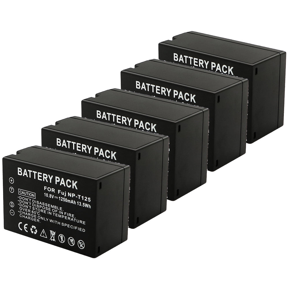 NP-T125 Battery for Fujifilm GFX 50S, GFX50S 1250mAh Camera Batteries